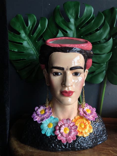 Ceramic Frida Bust Vase Tin Design Leigh On Sea