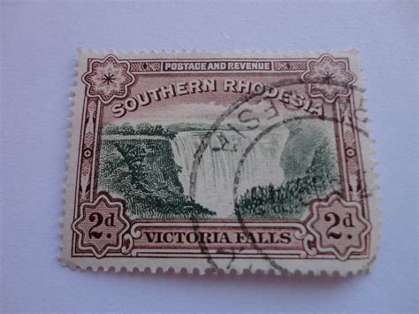 2d Southern Rhodesia Old Postage And Revenue Stamp Revenue Stamp