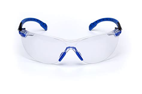 3m™ solus™ 1000 series safety glasses s1101sgaf black blue clear scotchgard™ anti fog lens 20