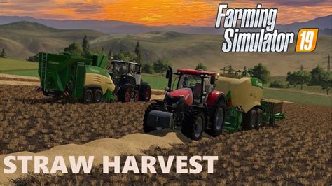 Farming Simulator 19 Dlc Straw Harvest Youtube