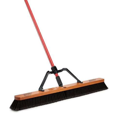 Libman 36 In Smooth Surface Heavy Duty Push Broom 850 The Home Depot
