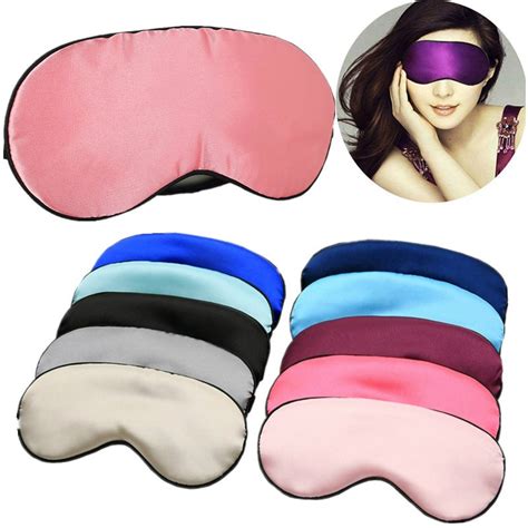 1pcs Pure Silk Rest Sleep Eye Mask Padded Sleep Mask Natural Sleeping Eye Mask Eyeshade Cover