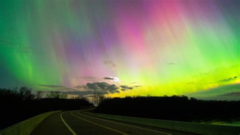Northern Lights Visible Over Minnesota Wisconsin