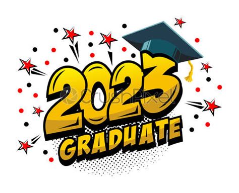 2023 Graduate Class Logo Stock Vector 5792791 Crushpixel