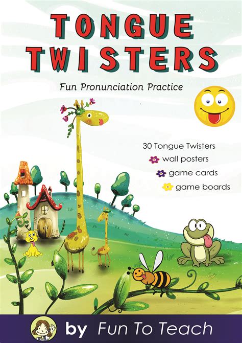 Esl Tongue Twisters Sampler Freebie English As A Second Language