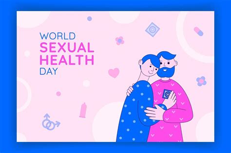 World Sexual Health Day Illustration With Gay Couple 12698455 Vector Art At Vecteezy