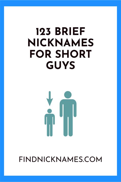 It's time for you to learn the best guy nicknames to make sure you don't embarrass yourself or worse, embarrass him. 123 Brief Nicknames For Short Guys | Nicknames for guys ...
