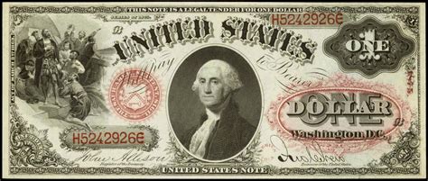 United States One Dollar Bill George Washington Dollar Bill