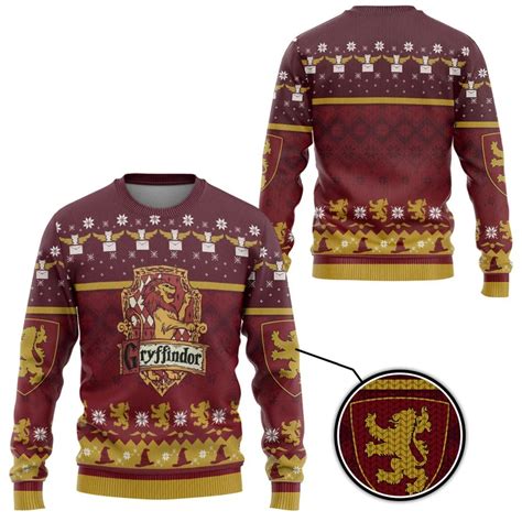 Harry Potter Gryffindor Ugly Christmas Sweater K151121 Usalast