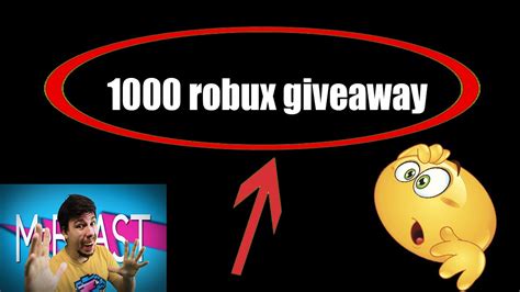 Roblox 1k Robux Giveaway Comment Roblox Username To Join Youtube