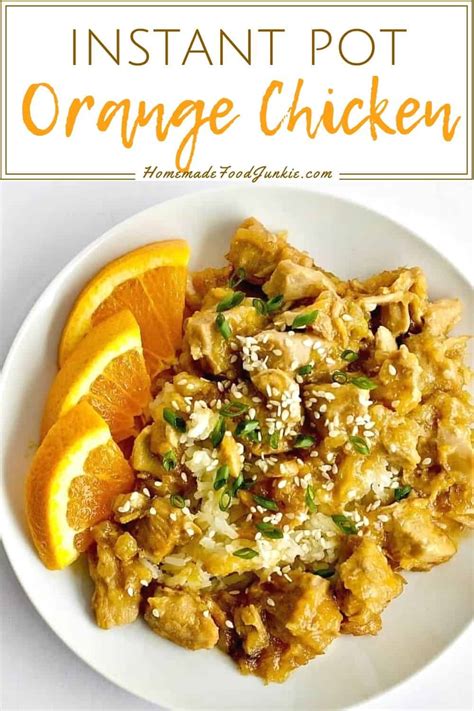 Instant Pot Orange Chicken Recipe Homemade Food Junkie