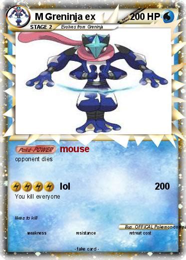 600 x 470 png pixel. Pokémon M Greninja ex 18 18 - mouse - My Pokemon Card
