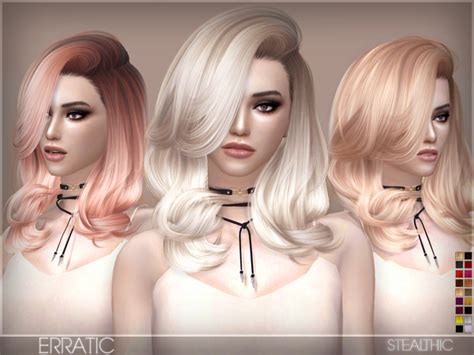 Stealthics Hairstyles Sims 4 Hairs