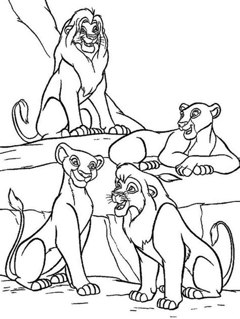 The majestic lion king mufasa has a heir simba. Printable The Lion King Coloring Pages