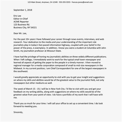 Sample Meeting Request Letter To Potential Client Template Business