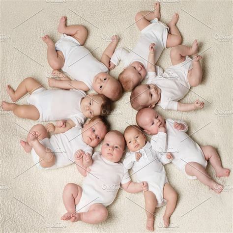 Babies In A Circle ~ People Photos ~ Creative Market