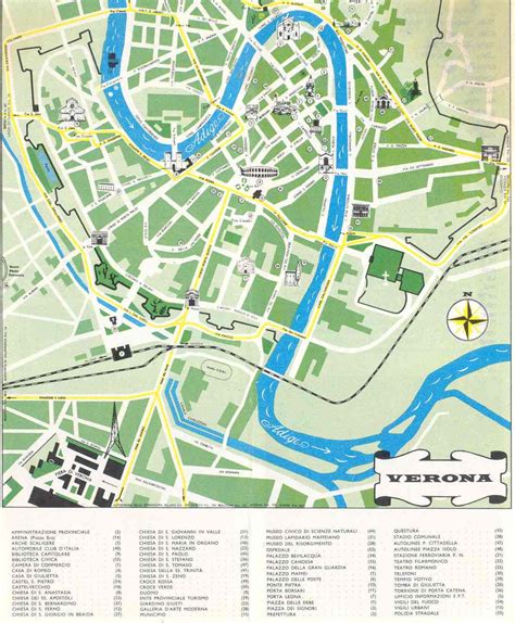 Verona Italia Mapa Mapa