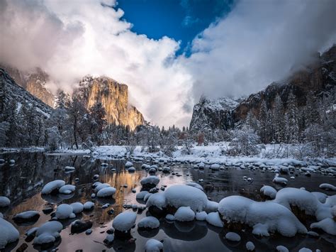 Yosemite National Park Winter Snow Dr Elliot Mcgucken Medium Format