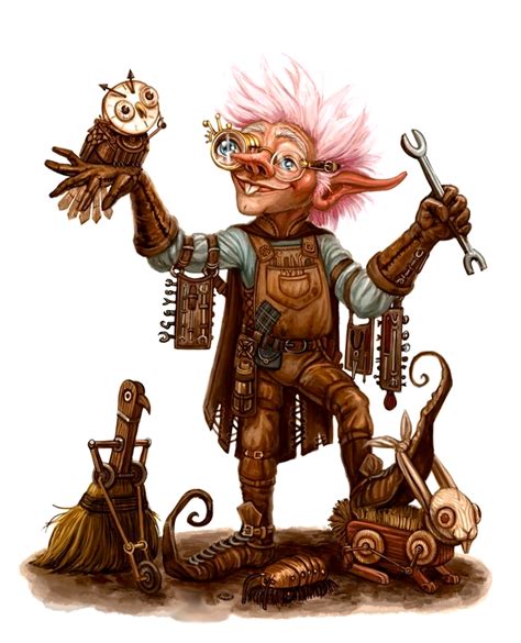 Male Gnome Alchemist Toymaker Tinkerer Pathfinder Pfrpg Dnd Dandd 35