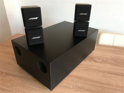 Beautiful Black Bose Acoustimass Series Speaker System Great Sound My