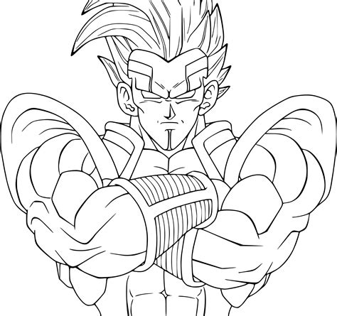 Coloriage Baby Vegeta Db Gt à Imprimer Et Colorier