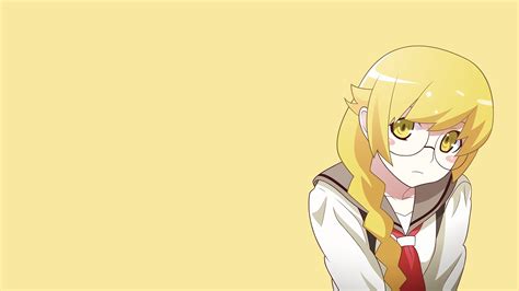 Fond D Cran Illustration Blond Cheveux Longs S Rie Monogatari Anime Filles Anime Oshino