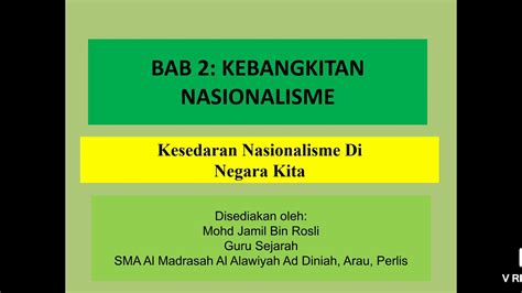 Sejarah kerajaan kerajaan di indonesia. Formula Sejarah KSSM ting. 4: Kesedaran Nasionalisme Di ...