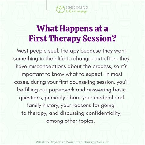 What To Expect At Your First Therapy Session