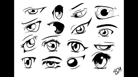 How To Draw Manga Anime Eyes 16 Different Eyes In Manga