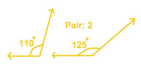 Check The Following Pairs Of Angles And Write Which Pairs Can Forms A