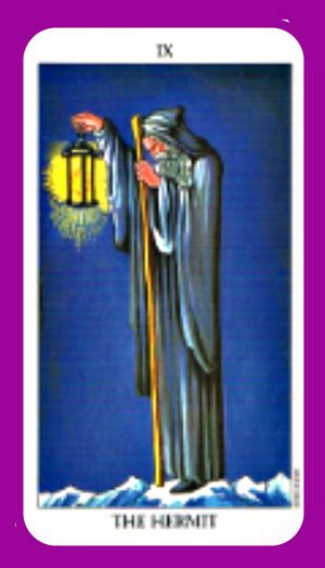 Learn more about the hermit tarot card, learn its meanings & how he fits into the rest of the tarot so you can make the most of your tarot reading when the hermit appears in the reverse position, the message of this card is out of balance. The Hermit: Tarot Card Meaning