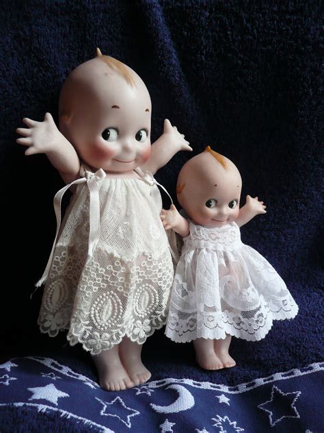 Kewpie Babáim 11 és 7 Inch Cupie Dolls Kewpie Dolls Vintage Dolls