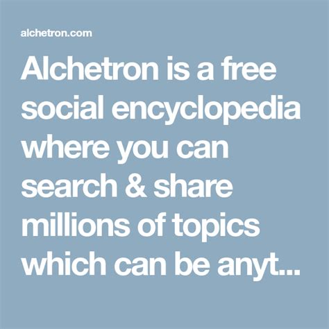 Alchetron Is A Free Social Encyclopedia Where You Can Search Share