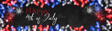 Happy 4th Of July Independence Day Usa Background Banner Panorama