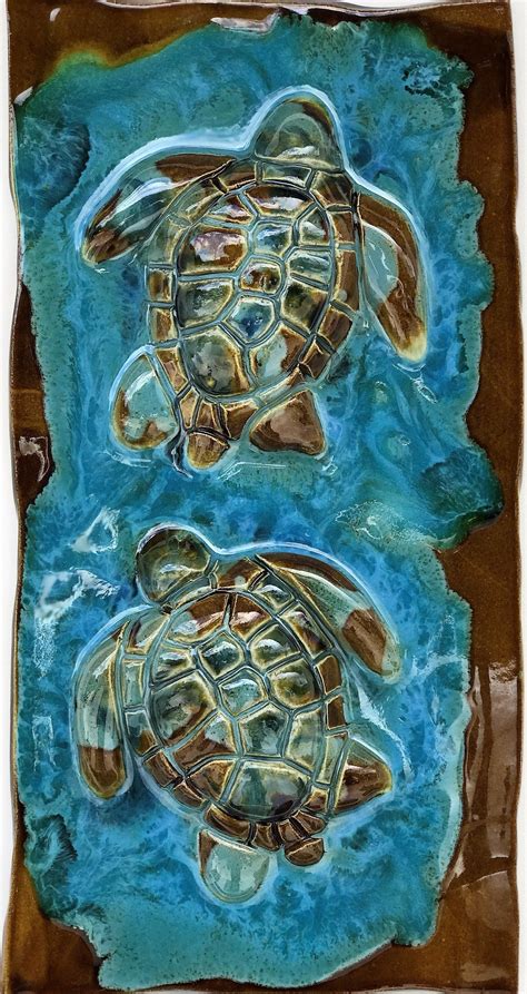 We are one of the usa canvas painting supplier and manufacturer more than 15 years, we have our own developing. Pool Tile Sea Turtle 8.5"x17.5" MP58 (With images ...