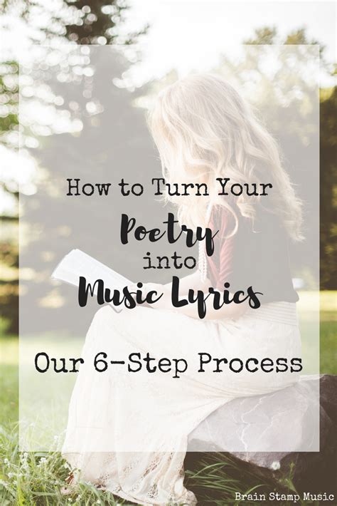 I have a friend who is an amazing piano player, and i showed her some of my poems and she wants to turn my together again, my love into a song, and rename it reborn i love the name, and the chords she has for the song so far are beautiful now. How to Turn Your Poetry into Music Lyrics | Writing lyrics ...