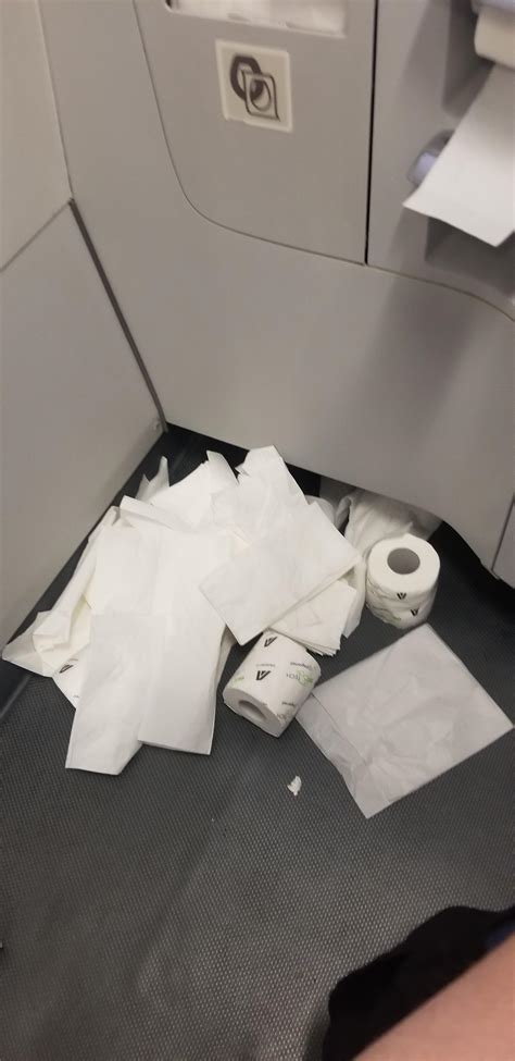 People Who Do This In An Airplane Bathroom Trashy