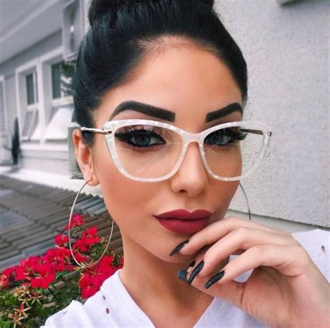 fashion square glasses frames women trending styles brand optical computer glass ccspace square
