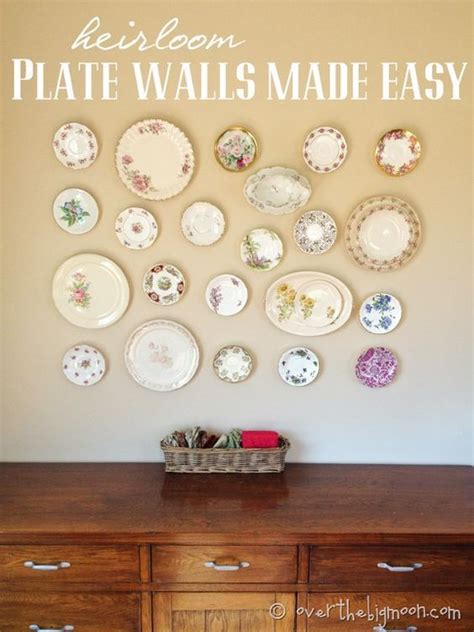 Diy Heirloom Plate Walls Made Easy This Is An Excellent Tutorial On