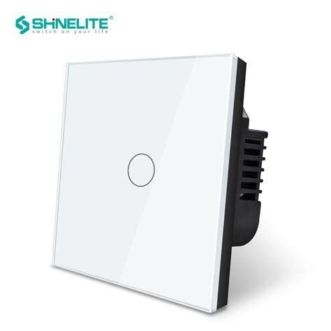 Shinelite Uk Smart Wall Touch Light Switch1 Gang 1way Touch Switchuk