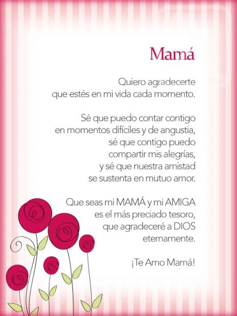 Poesías Para Mi Mamá Cortas Y Largas De Amor Con Rima