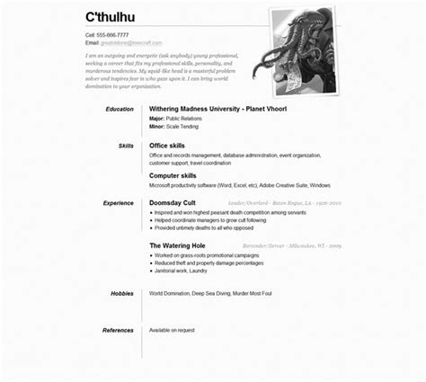 10 Free Professional Html And Css Cvresume Templates
