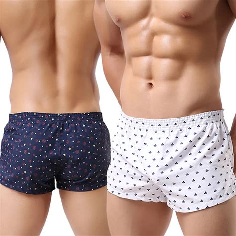 Mens Luxury White Underwear Cotton Men Boxer Shorts Underwear Man Sexy