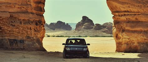 Download Wallpaper 2560x1080 Ford Front View Gorge Canyon Rocks