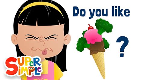 Itunes * super simple songs® and super simple learning® are registered trademarks of super simple learning, inc. Do You Like Broccoli Ice Cream? | Super Simple Songs - YouTube