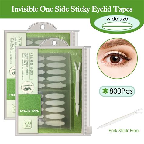 Buy 800pcs Natural Invisible Single Side Eyelid Tape Stickers Medical