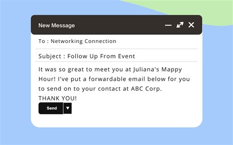 7 Email Templates To Follow Up Email After Networking Event The