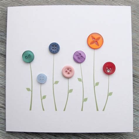 If you want to stop spending an arm and a leg on greeting cards here are some tips on how you can make simple homemade cards that look like you bought them. Using Buttons on Your Homemade Cards - Crafty Bug Blog