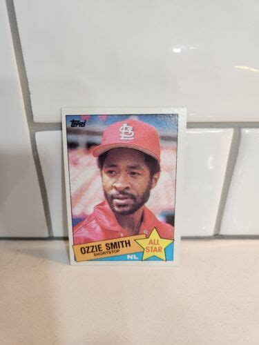 1985 Topps 715 Ozzie Smith All Star St Louis Cardinals Hof The Wizard