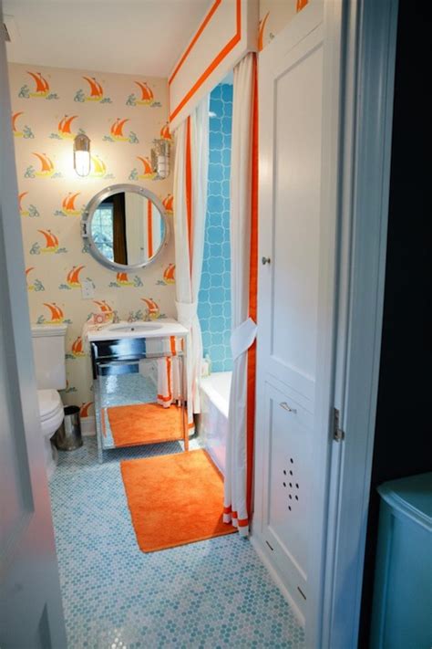 Shower Curtain Valance Ideas Contemporary Bathroom Peppermint Bliss